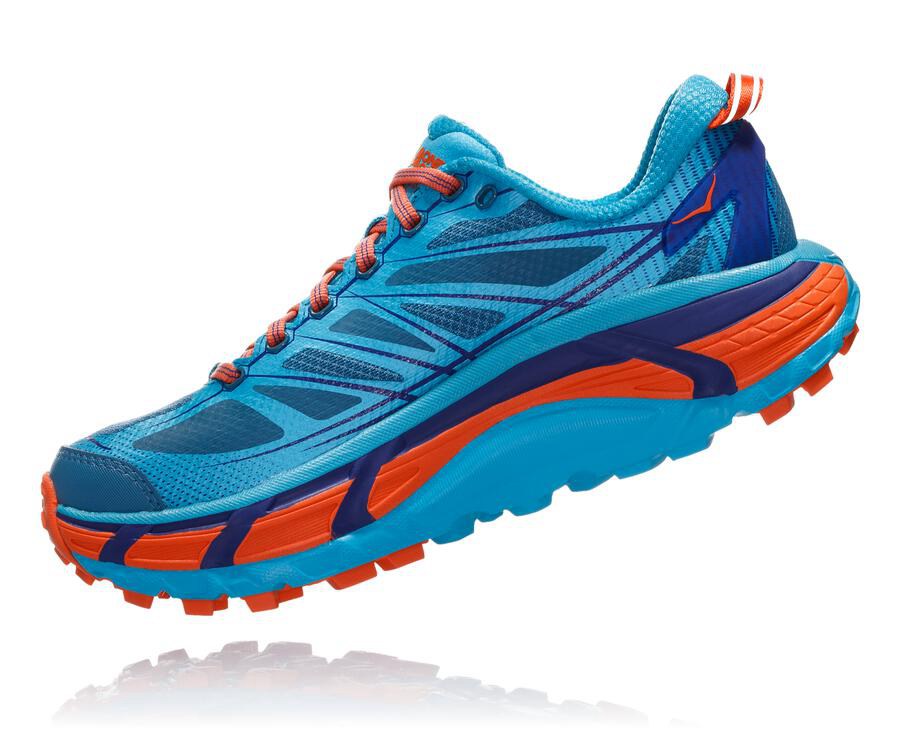 Trail Shoes Womens - Hoka One One Mafate Speed 2 - Blue - KACFRQU-70